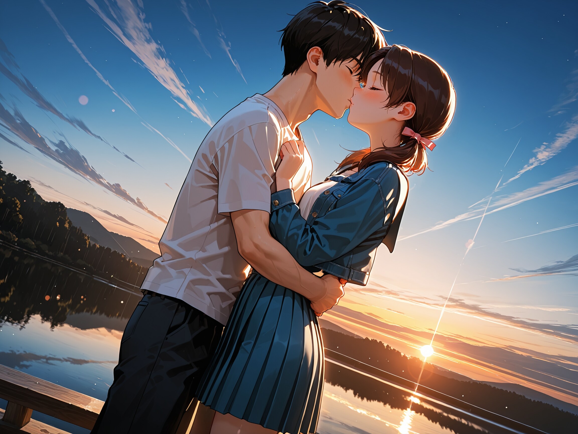 【センチ～if～】安達妙子：中〇生時代②～夕焼けKISS～