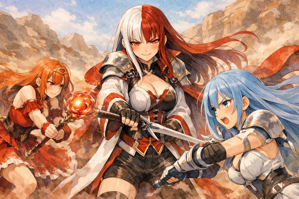 描き分け可能な生成AIのテスト