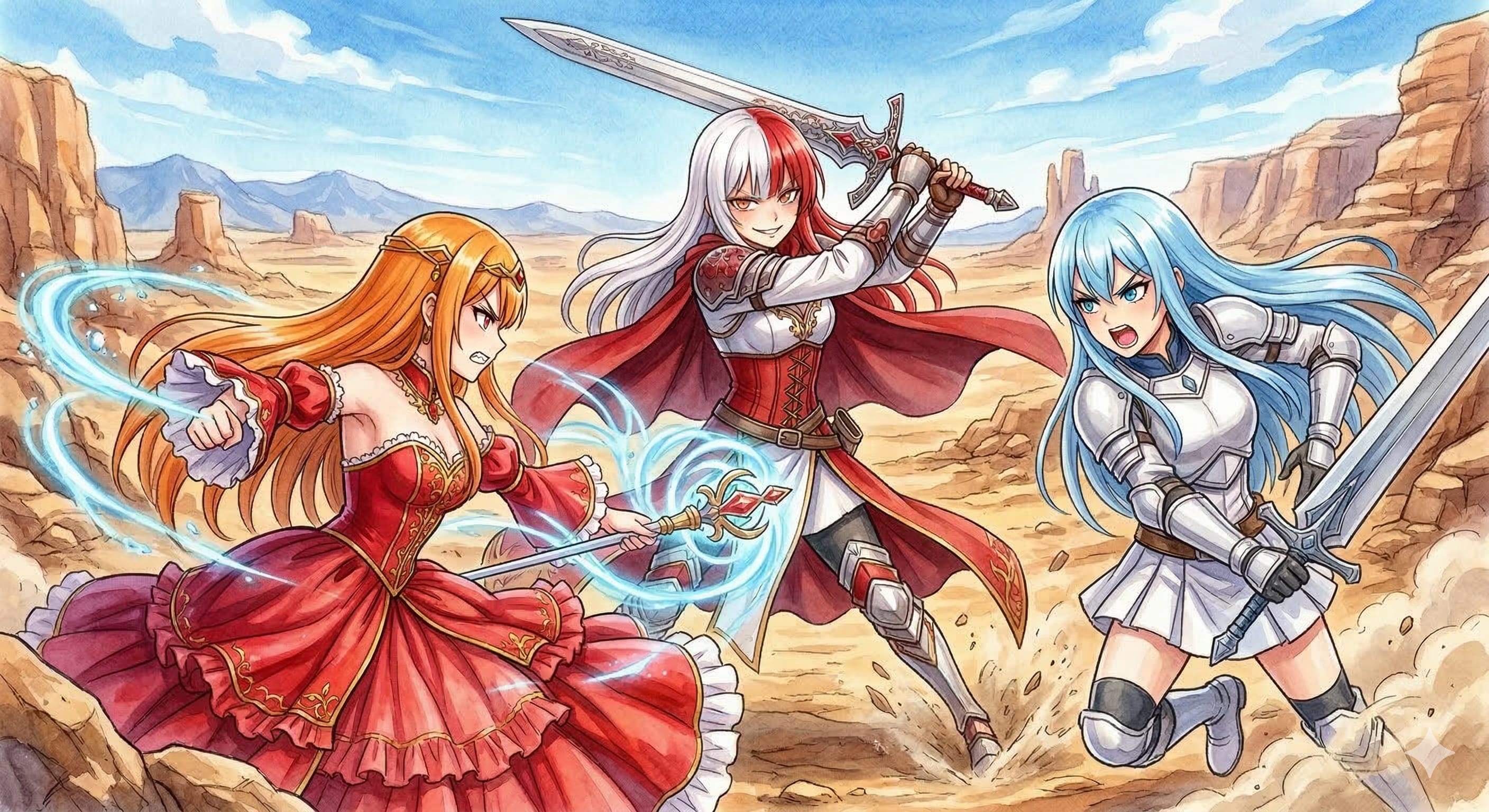 描き分け可能な生成AIのテスト