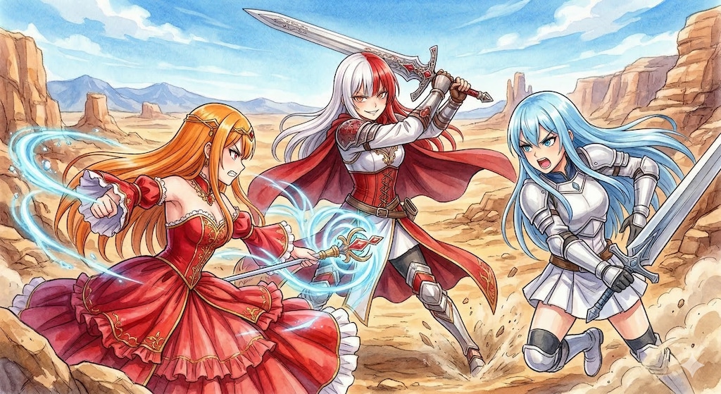 描き分け可能な生成AIのテスト