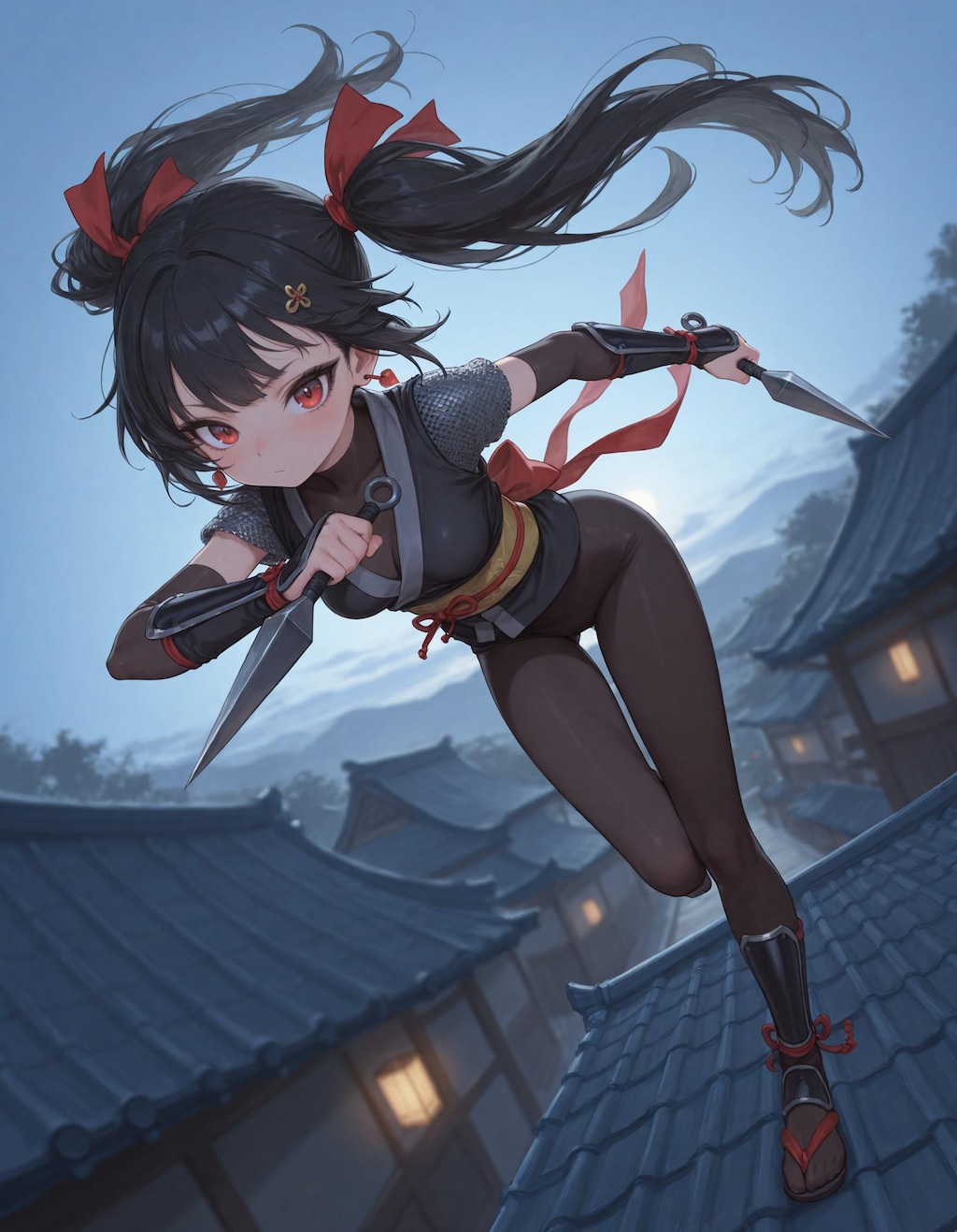 【漫画】ツインテールの忍者少女ちゃん！！