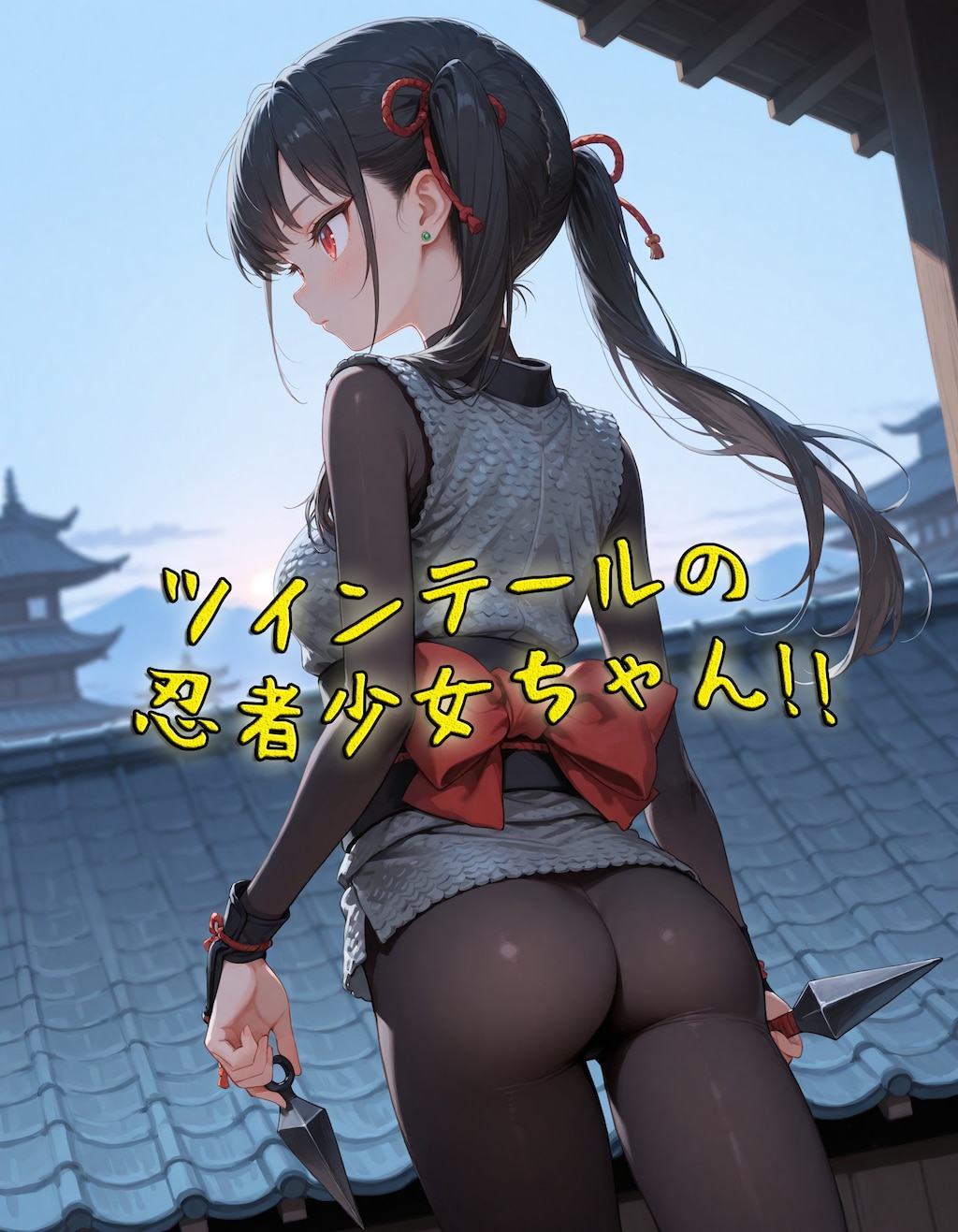 【漫画】ツインテールの忍者少女ちゃん！！