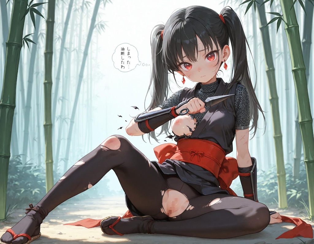 【漫画】ツインテールの忍者少女ちゃん！！