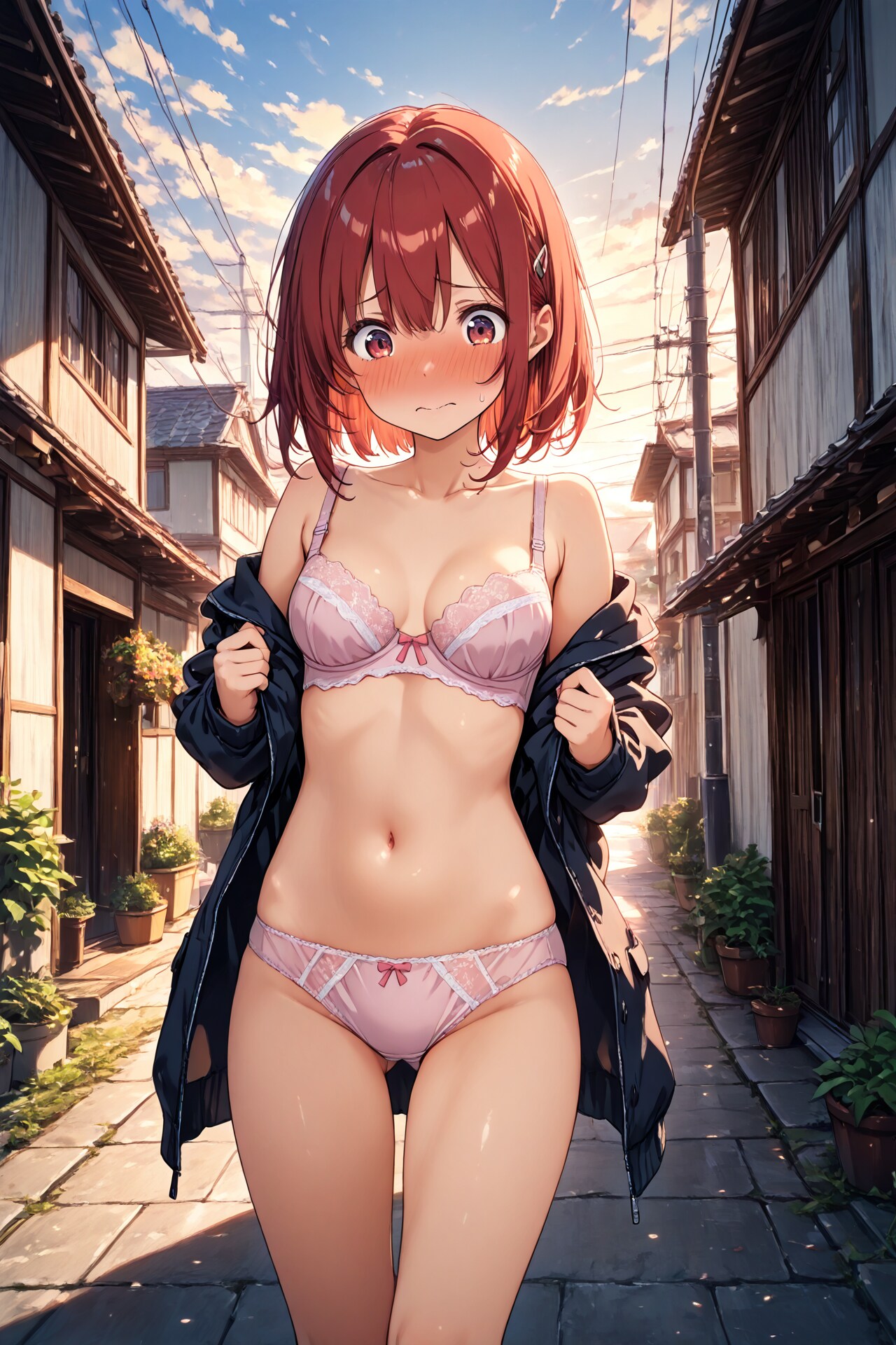 彼女に野外露出させてみた(41)
