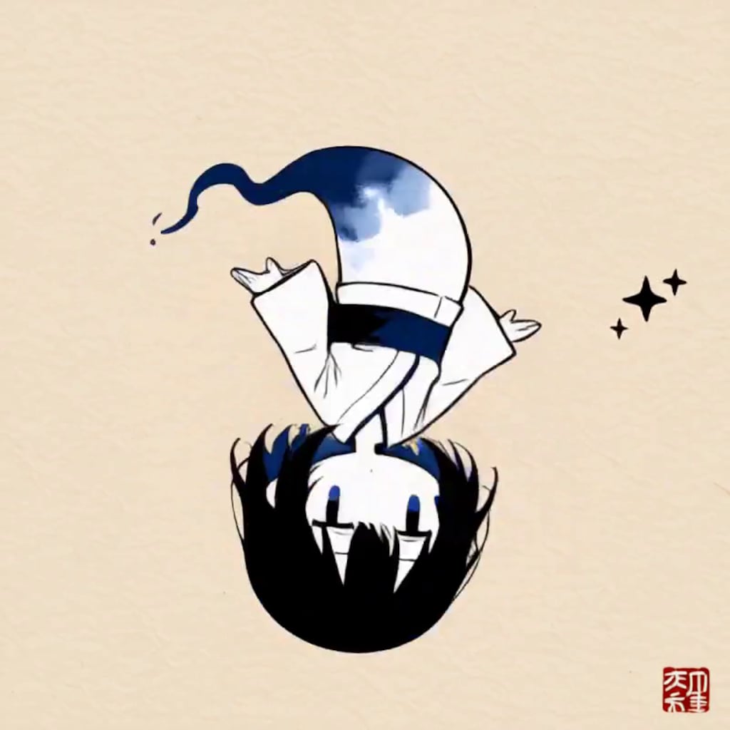 幽霊【パラパライラスト４０】
