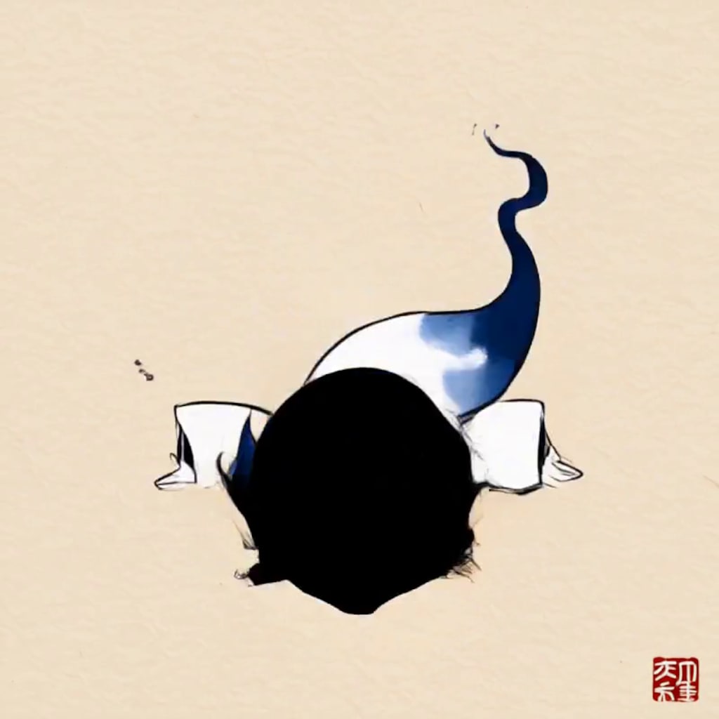 幽霊【パラパライラスト４０】