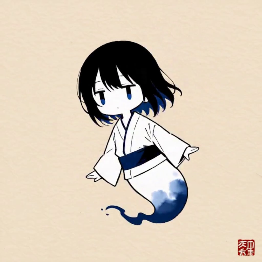 幽霊【パラパライラスト４０】