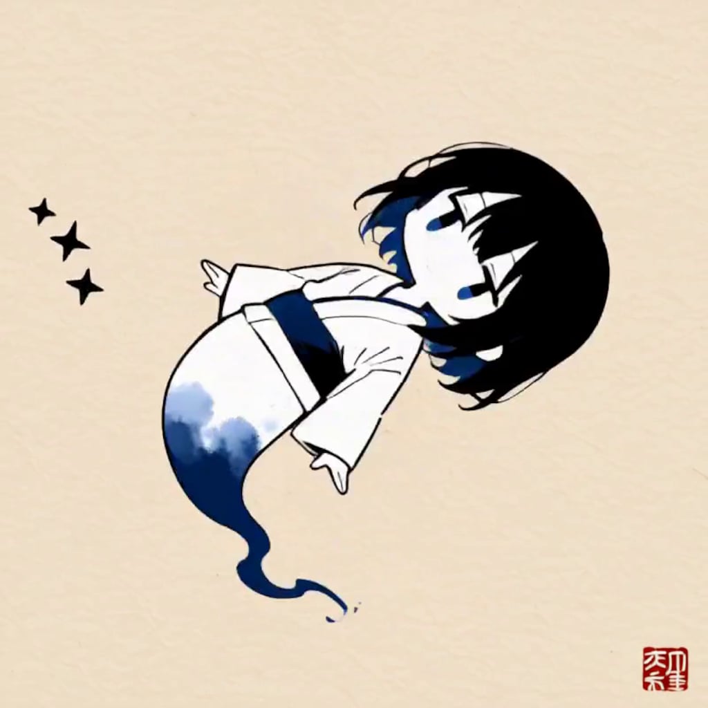 幽霊【パラパライラスト４０】