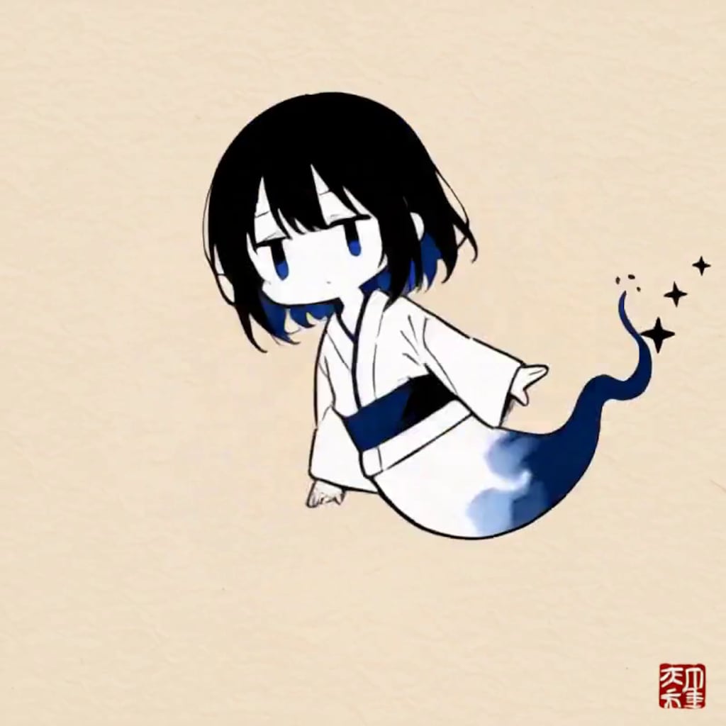 幽霊【パラパライラスト４０】