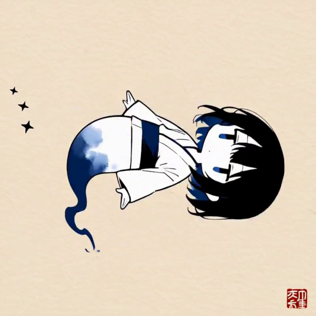 幽霊【パラパライラスト４０】
