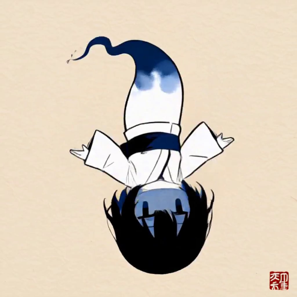 幽霊【パラパライラスト４０】
