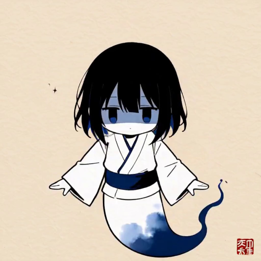 幽霊【パラパライラスト４０】