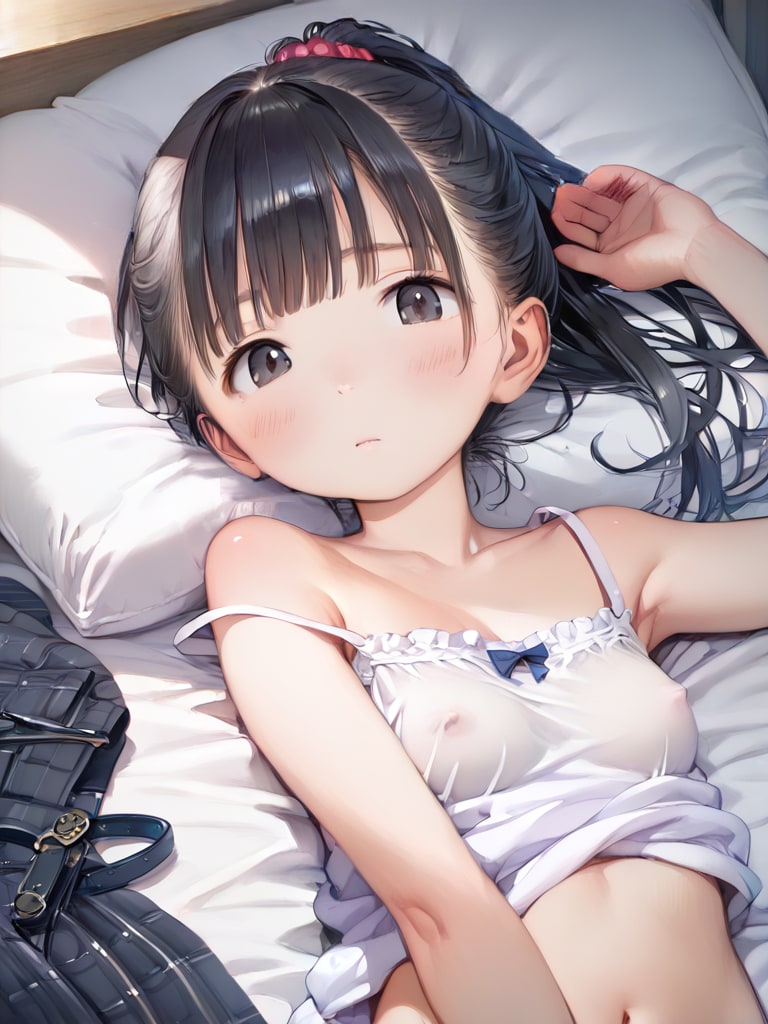 〇リ〇ちゃんたちがキャミソール姿でチクポチ（６枚）