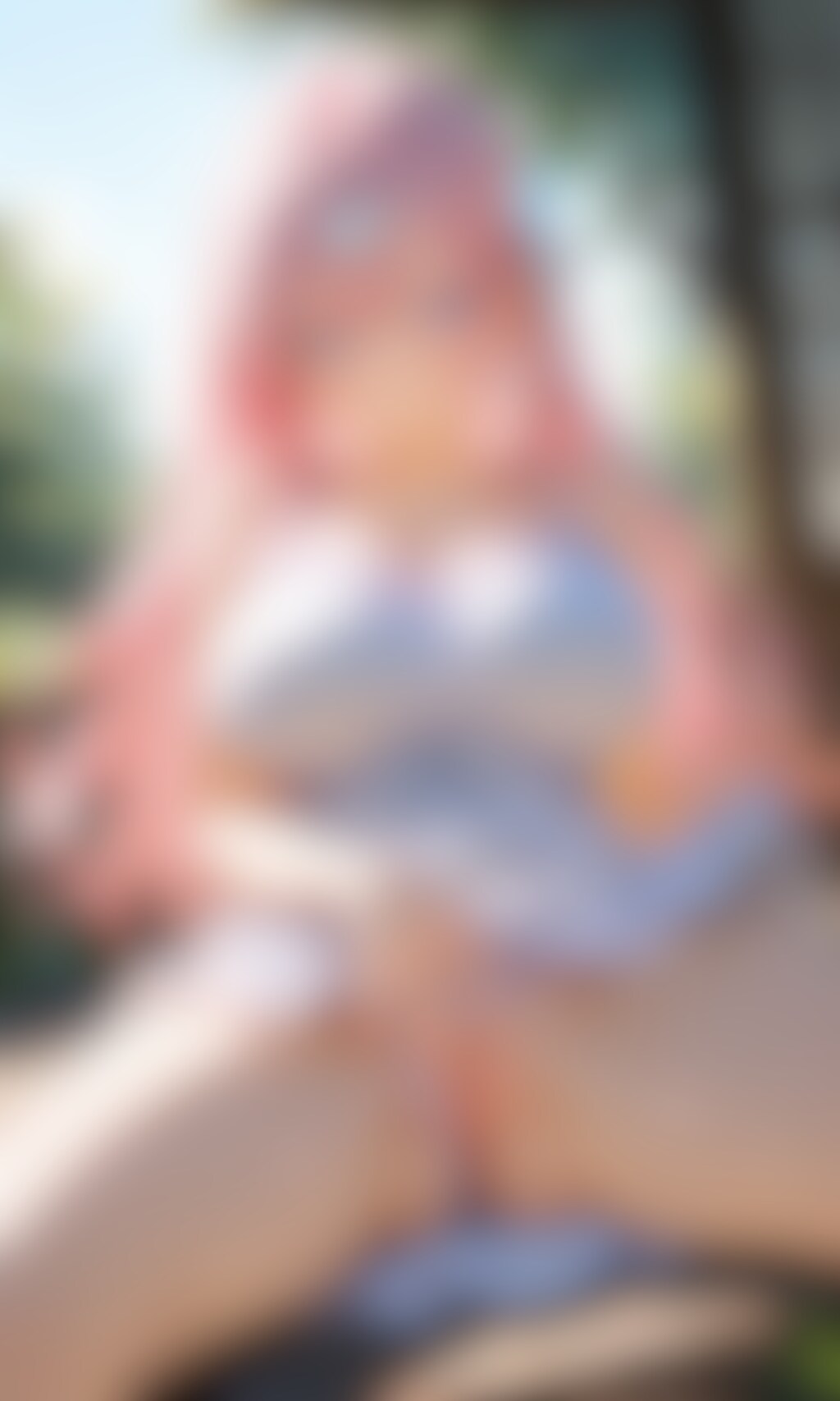 陰唇を見せつける少女