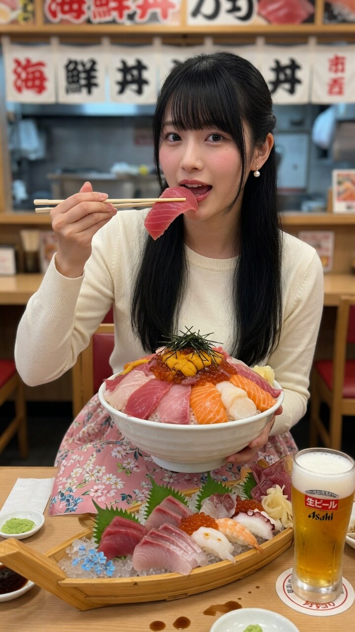 爆盛忘我『海鮮丼』