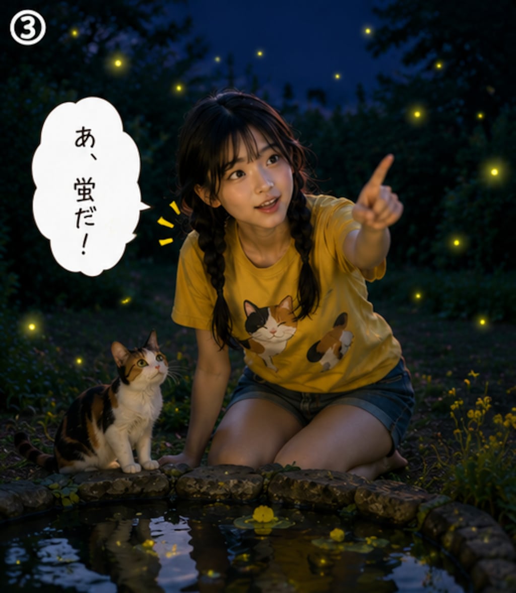 あ、ほたる