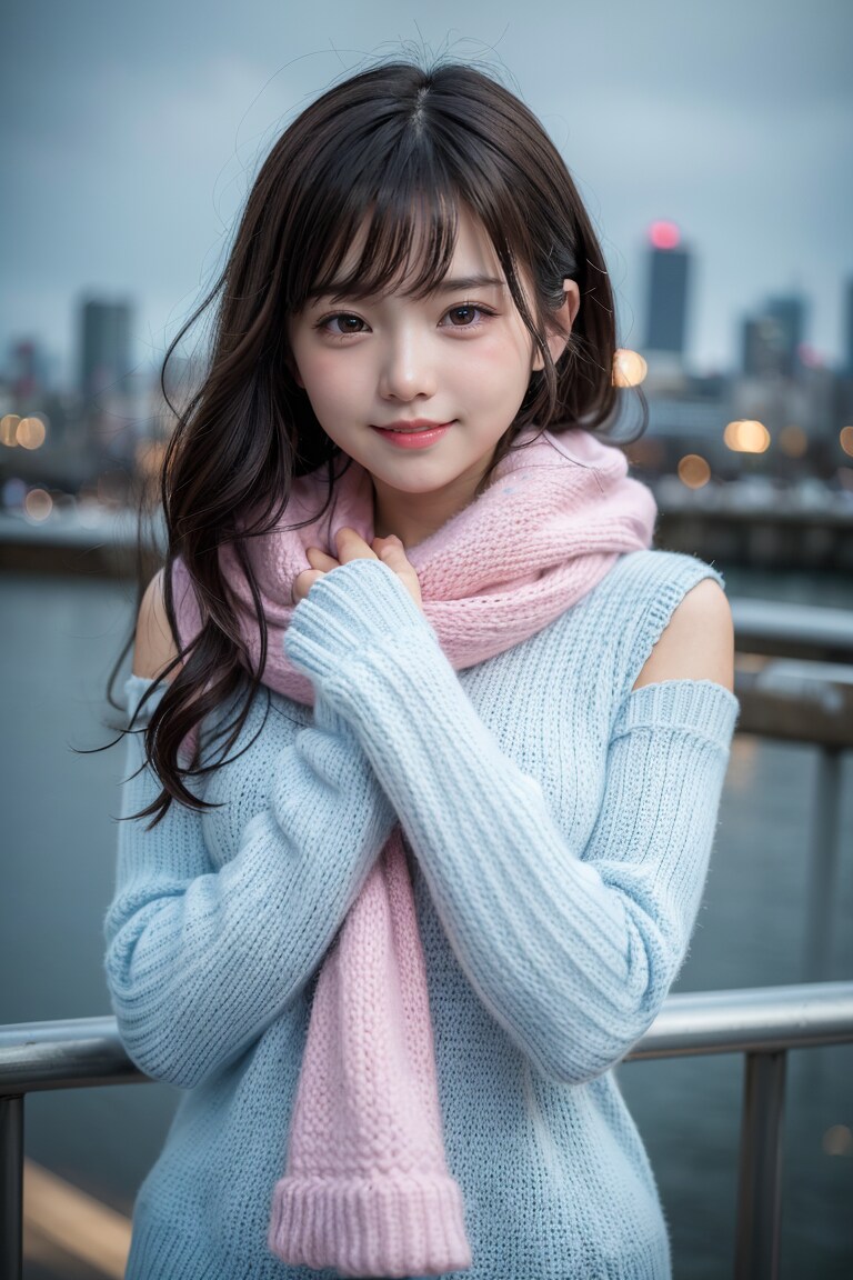 （40枚）こはる@2024/11/20_マフラー手袋①