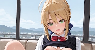 FGO制服たくしあげ