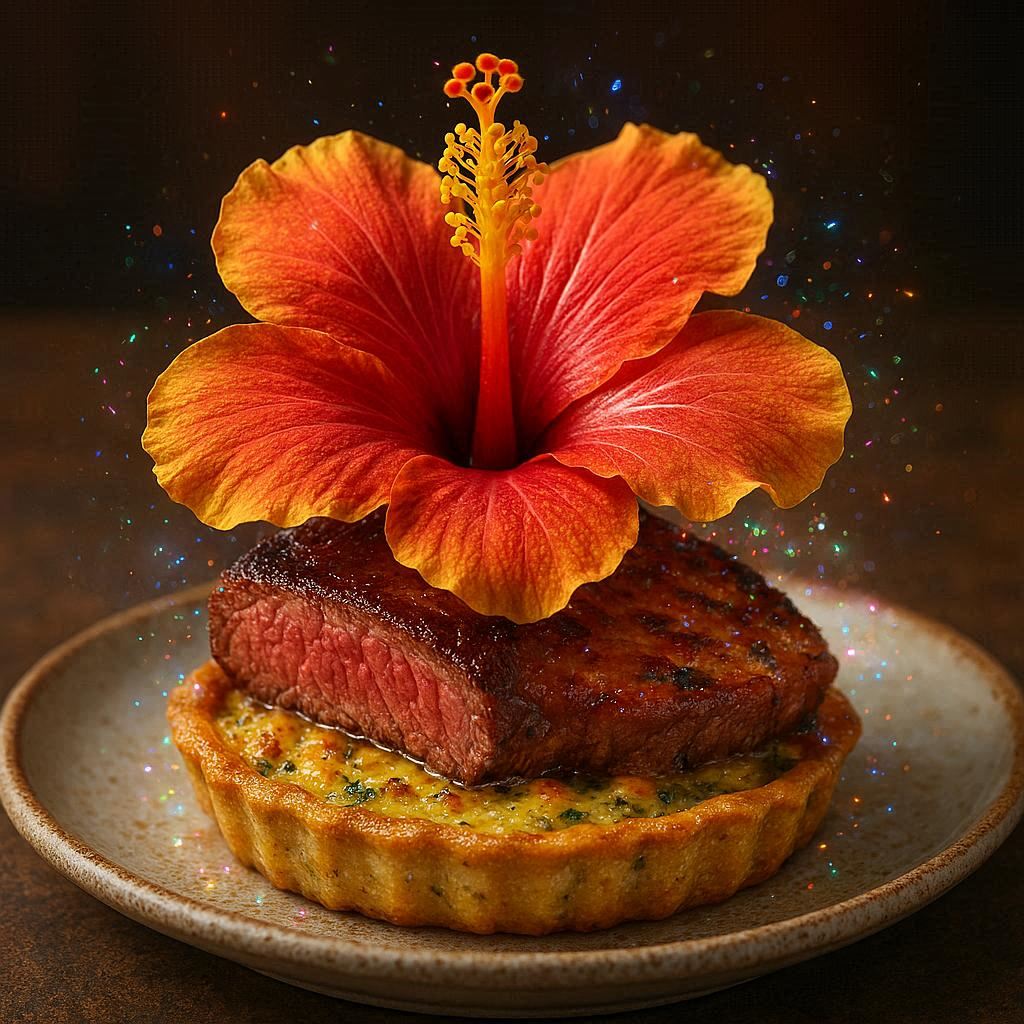 ハイビスカステーキッシュ。