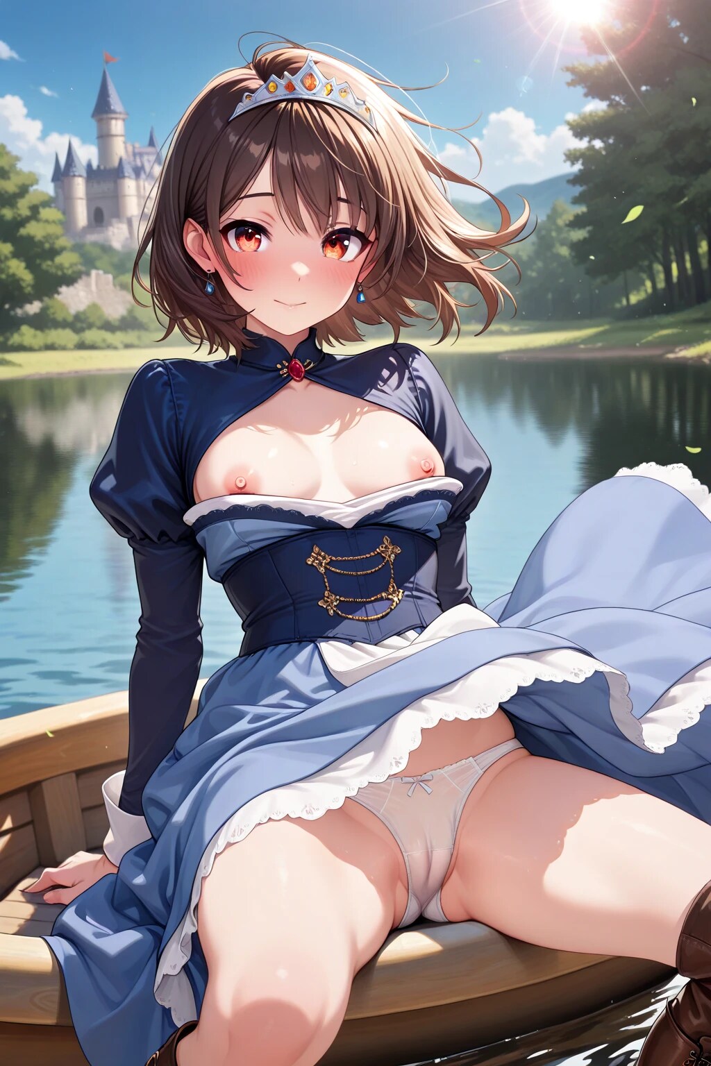 19枚:はみ乳マンスジ姫