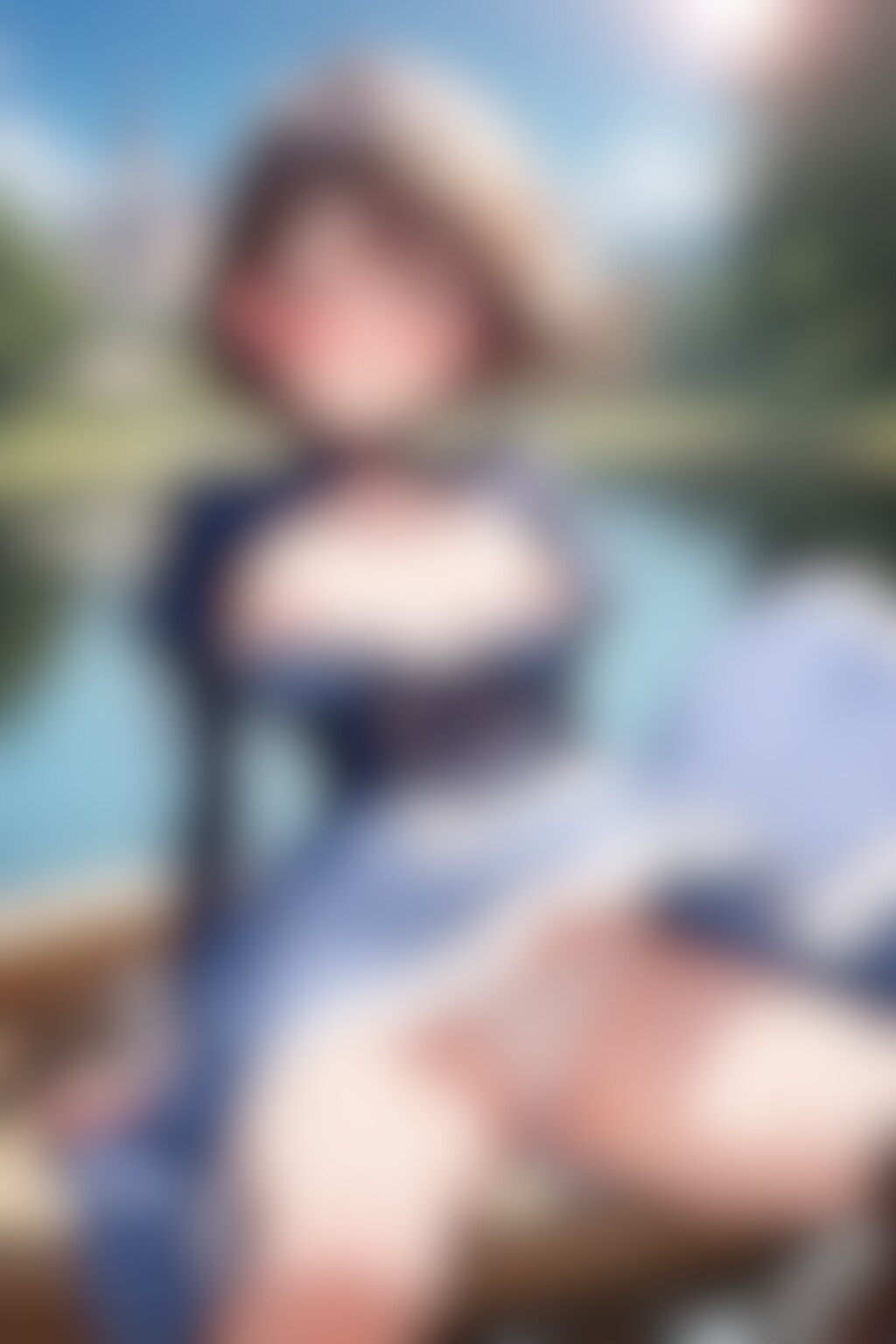 19枚:はみ乳マンスジ姫