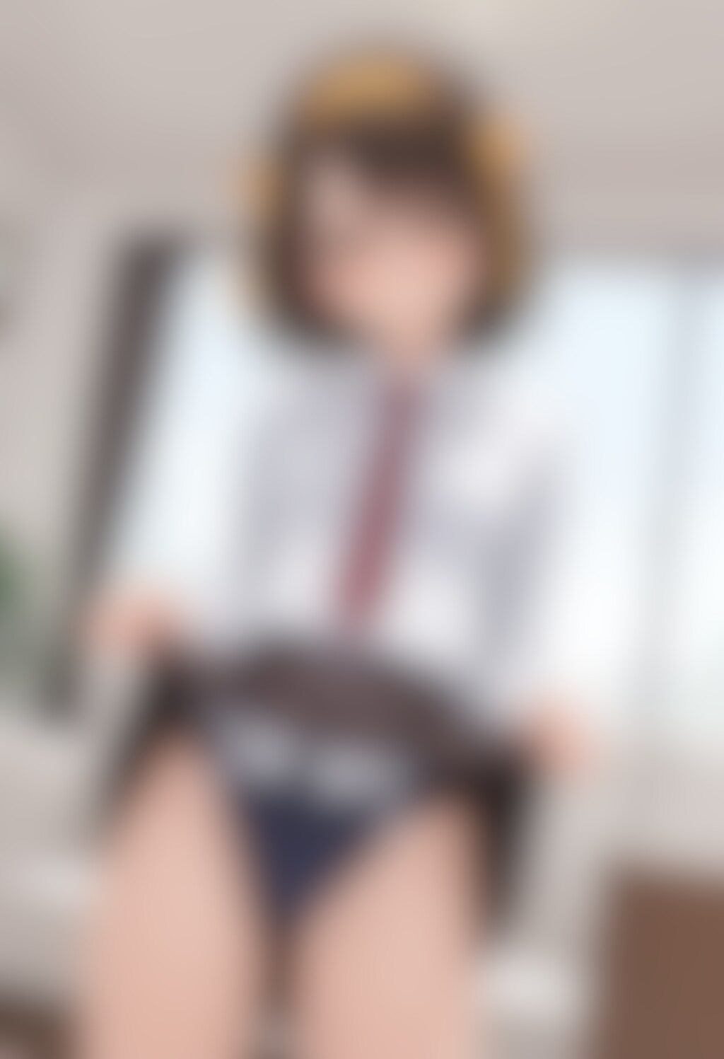 嫌な顔してたくし上げハルヒ