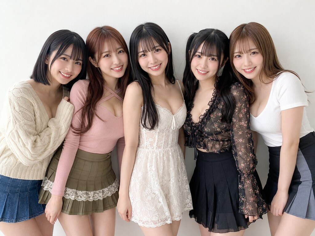 [4枚]可愛い女子の集合写真🌸