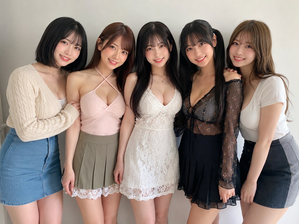 [4枚]可愛い女子の集合写真🌸