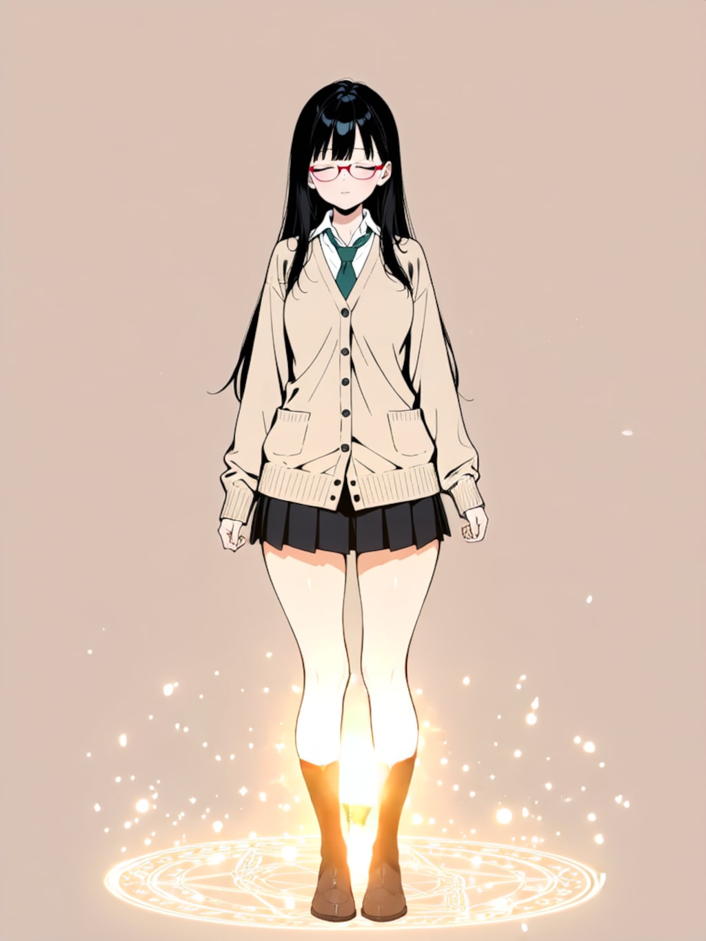 変身、魔法少女 結月【パラパライラスト４０】