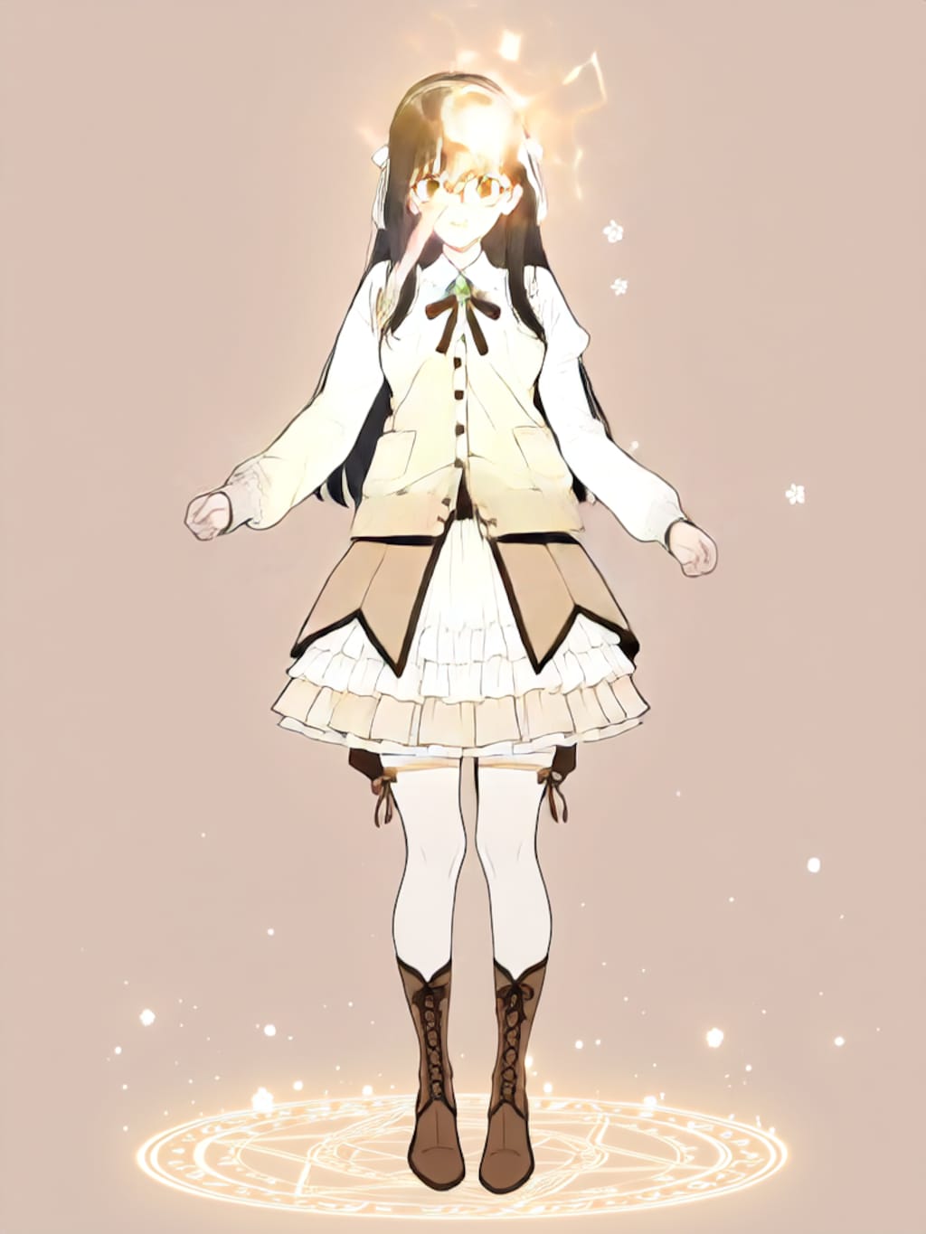 変身、魔法少女 結月【パラパライラスト４０】