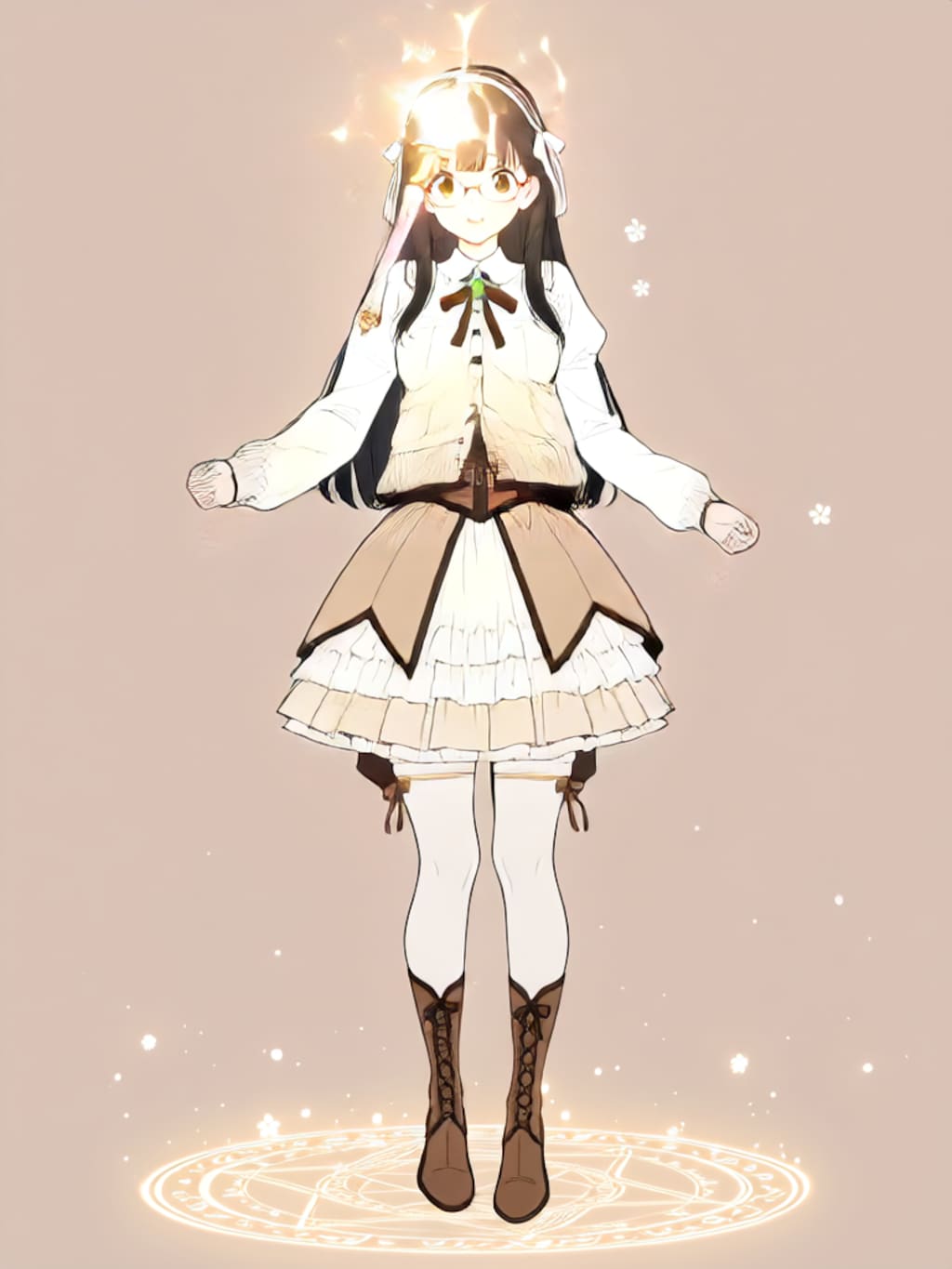 変身、魔法少女 結月【パラパライラスト４０】