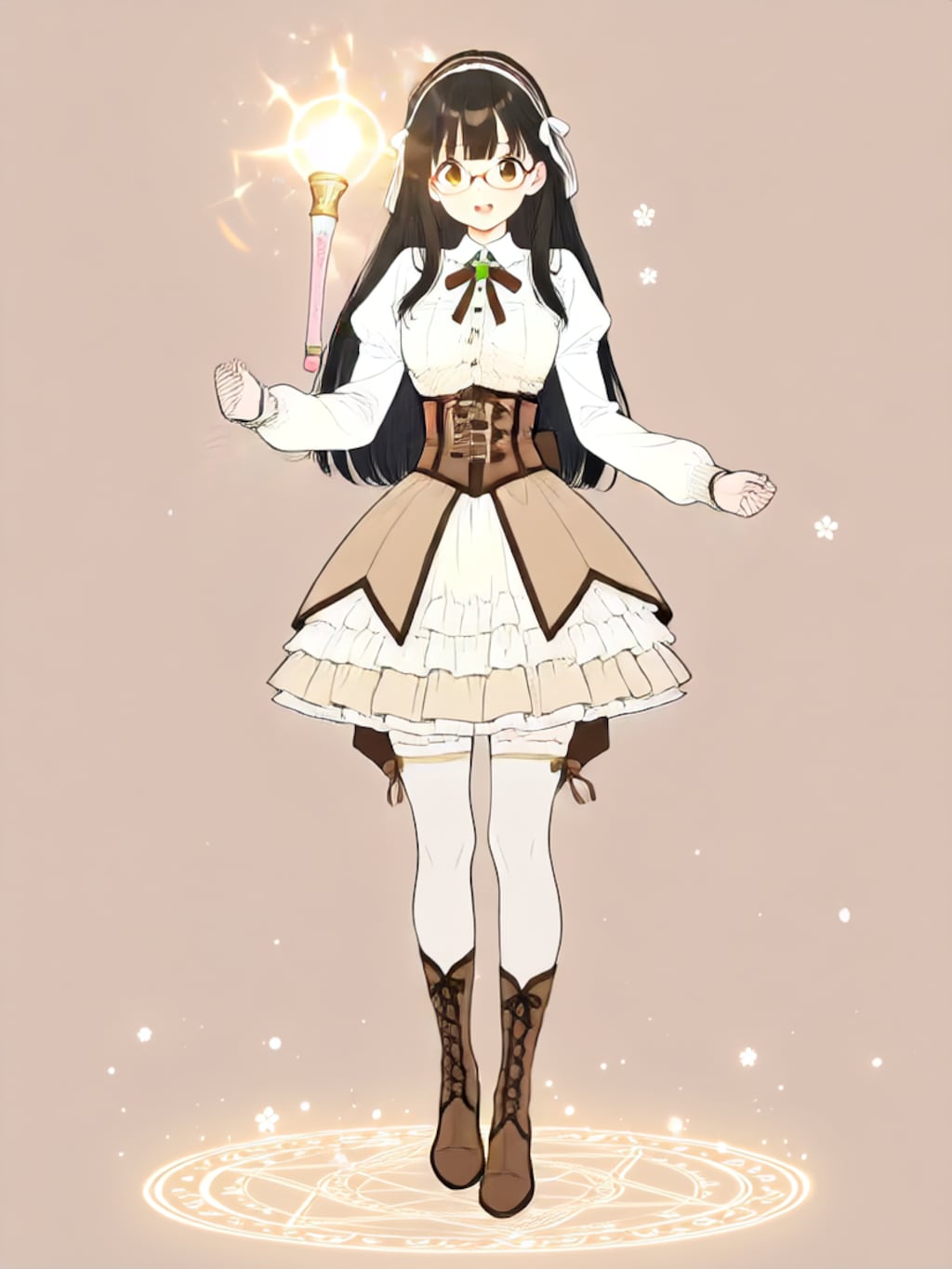 変身、魔法少女 結月【パラパライラスト４０】