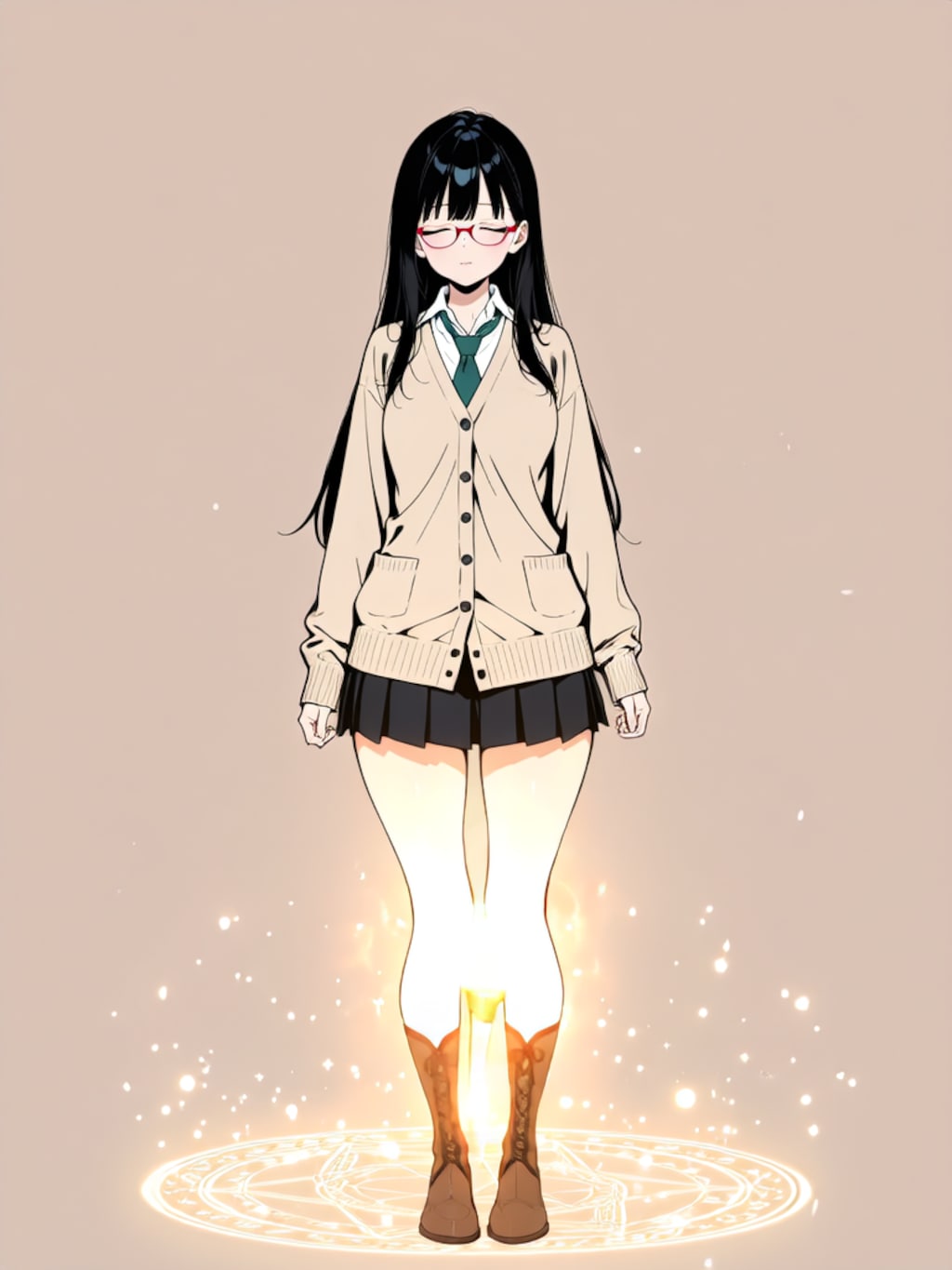 変身、魔法少女 結月【パラパライラスト４０】