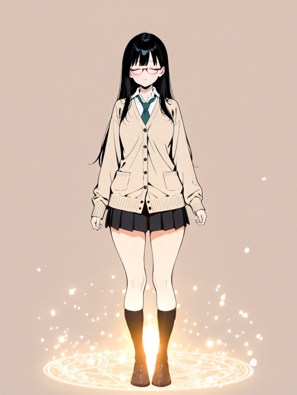 変身、魔法少女 結月【パラパライラスト４０】