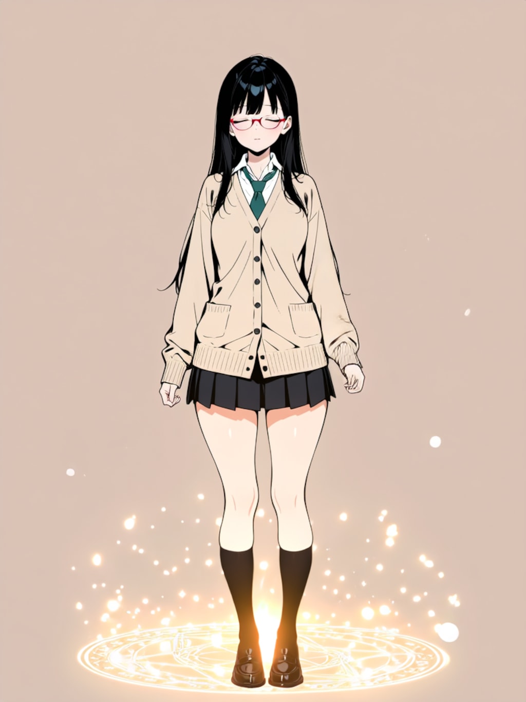 変身、魔法少女 結月【パラパライラスト４０】