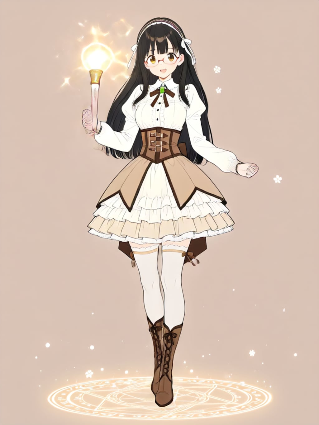 変身、魔法少女 結月【パラパライラスト４０】