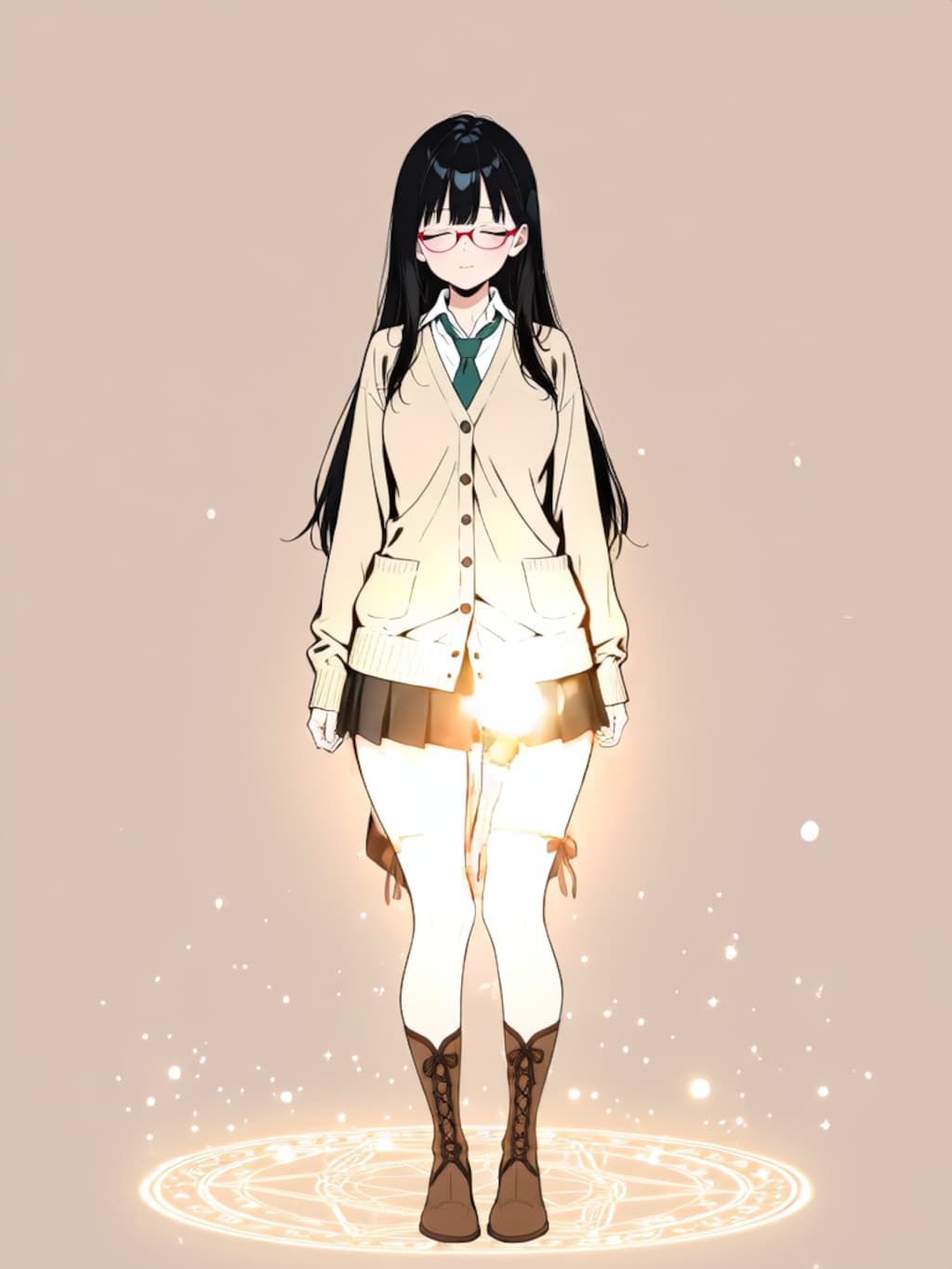 変身、魔法少女 結月【パラパライラスト４０】