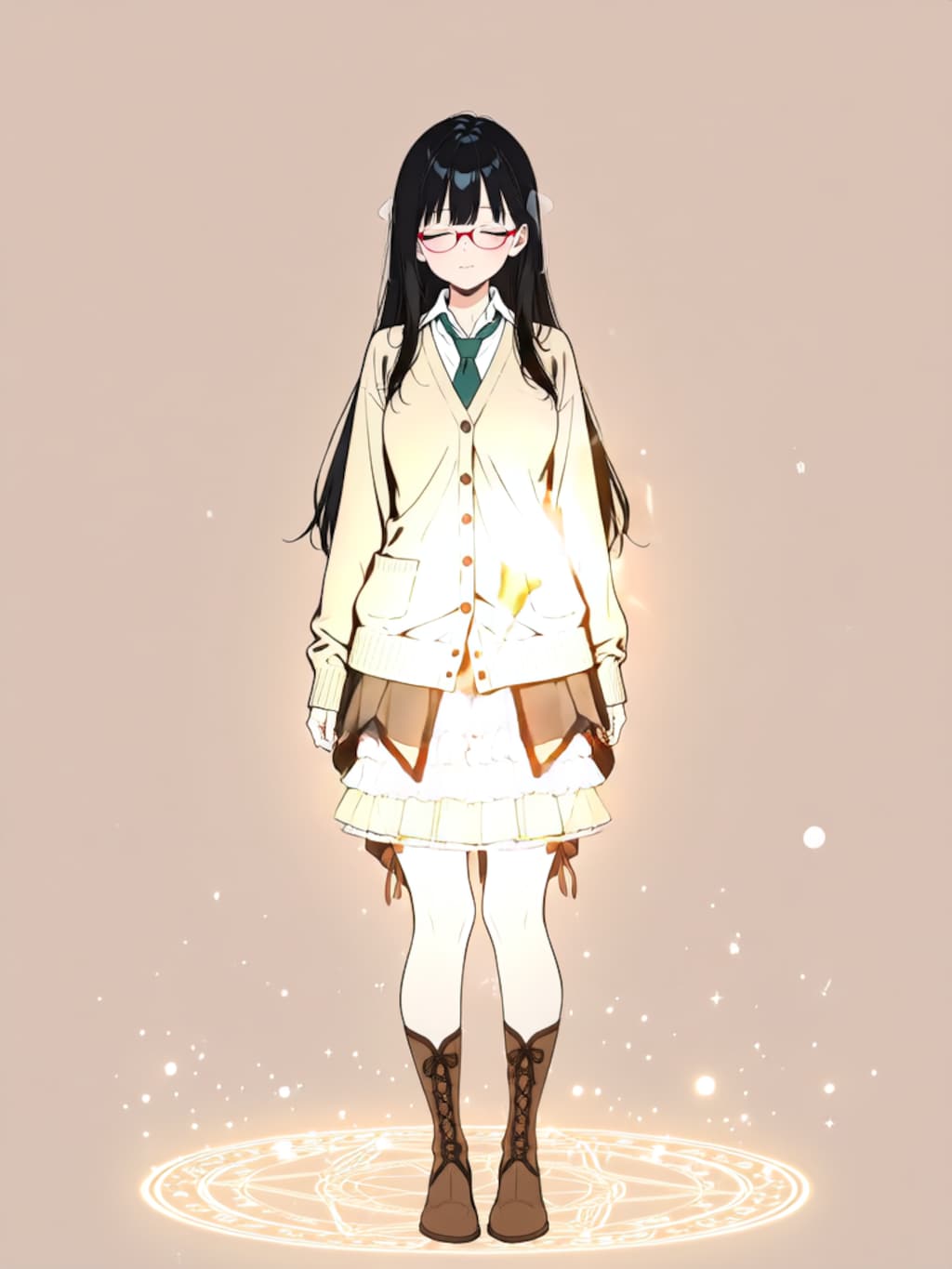 変身、魔法少女 結月【パラパライラスト４０】