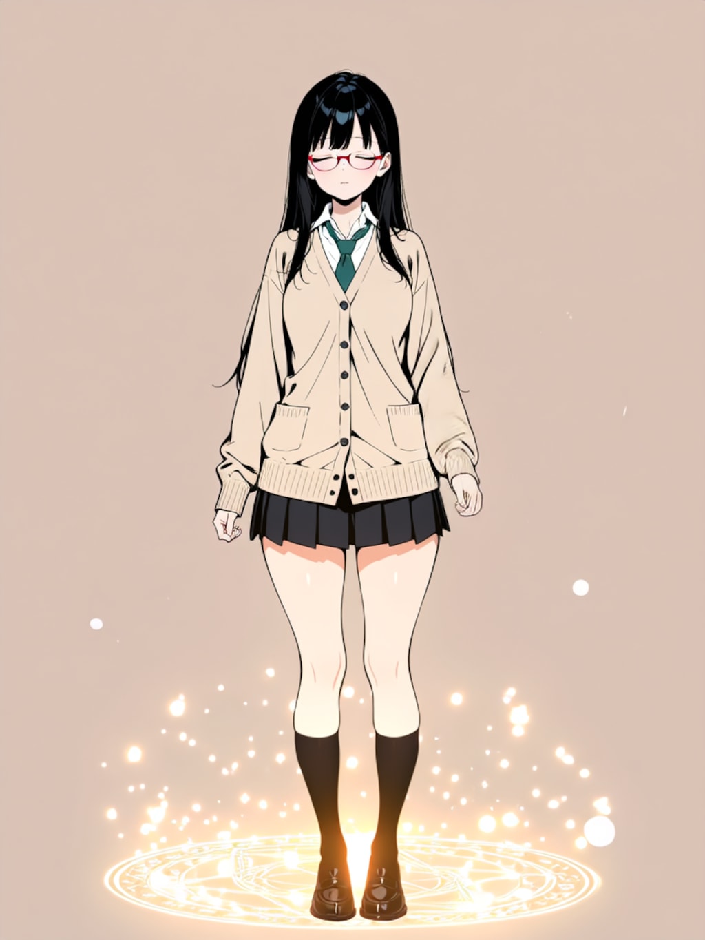 変身、魔法少女 結月【パラパライラスト４０】