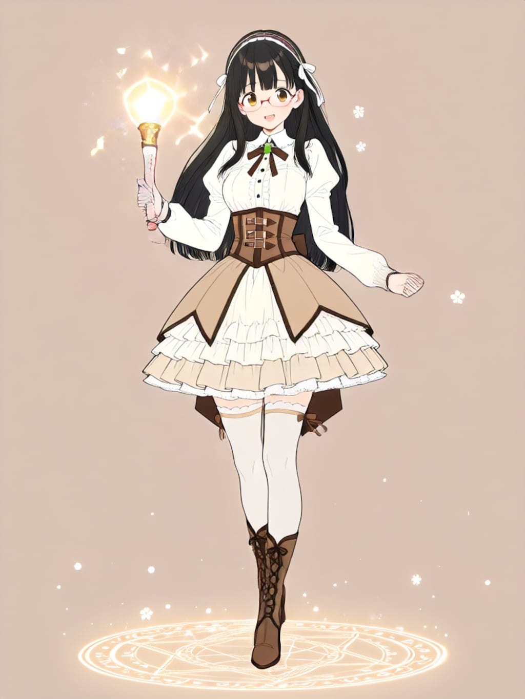 変身、魔法少女 結月【パラパライラスト４０】