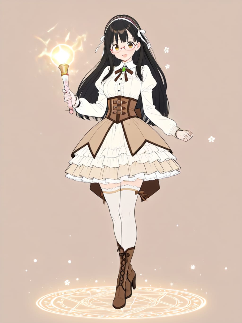 変身、魔法少女 結月【パラパライラスト４０】