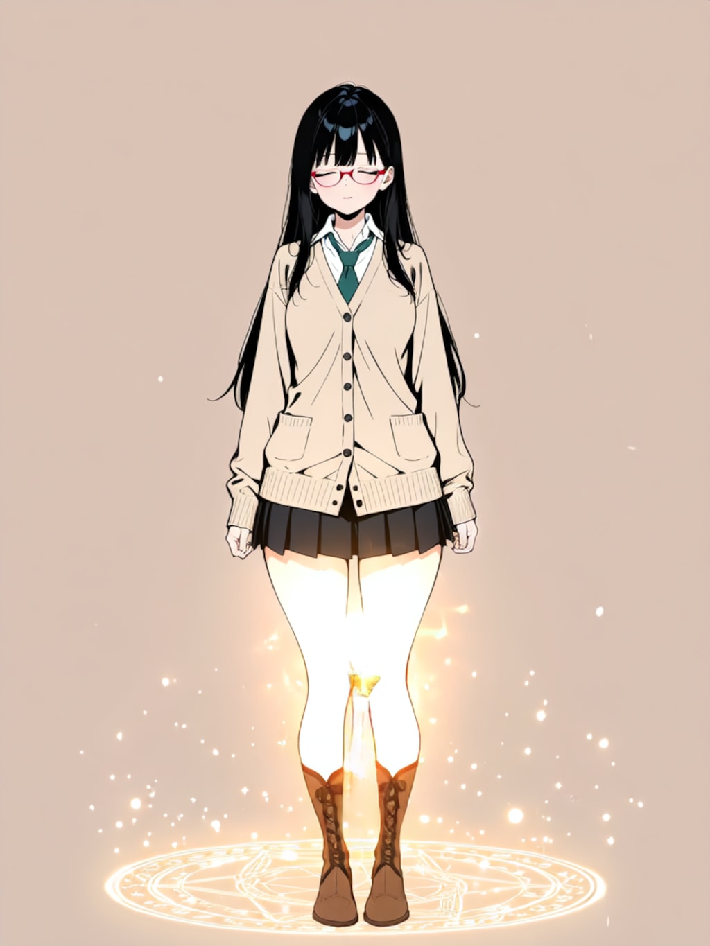 変身、魔法少女 結月【パラパライラスト４０】