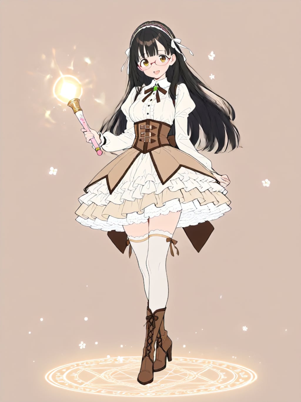 変身、魔法少女 結月【パラパライラスト４０】