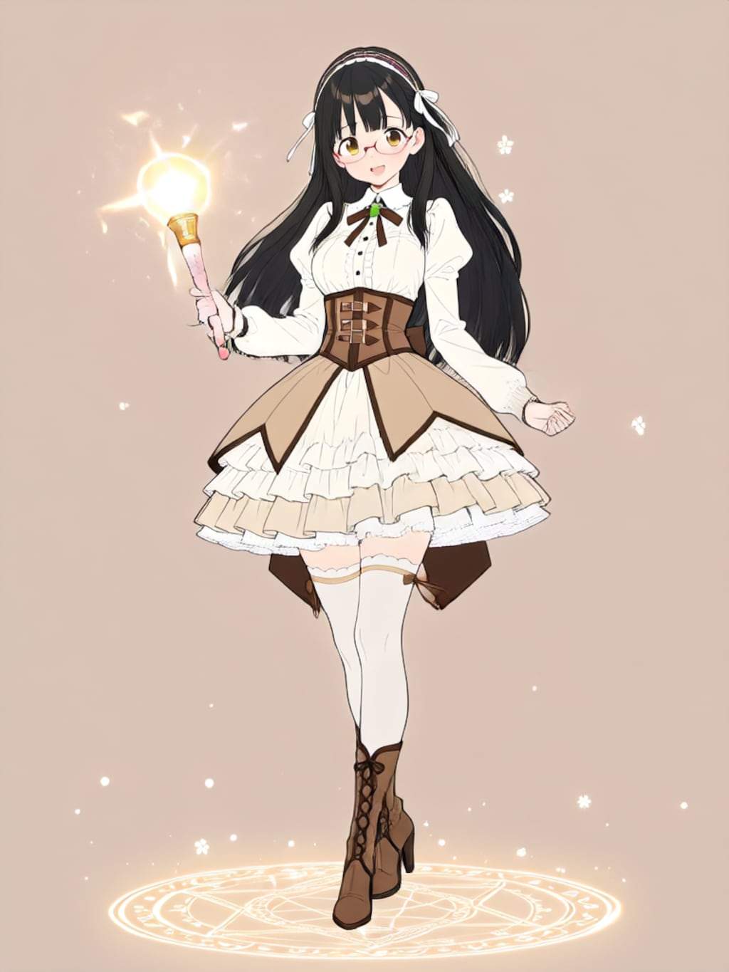 変身、魔法少女 結月【パラパライラスト４０】