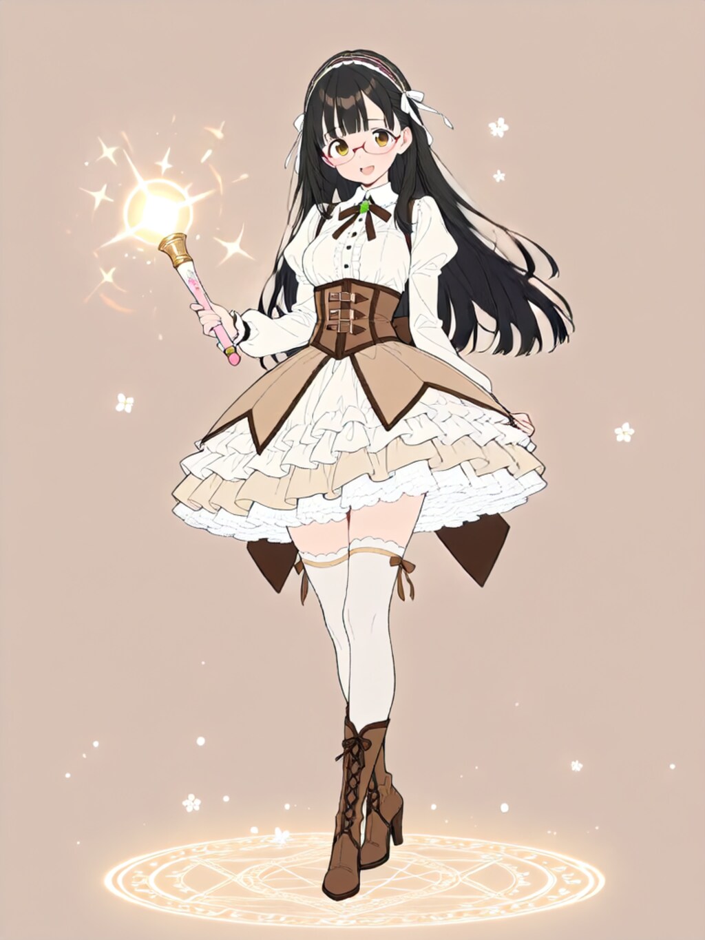 変身、魔法少女 結月【パラパライラスト４０】