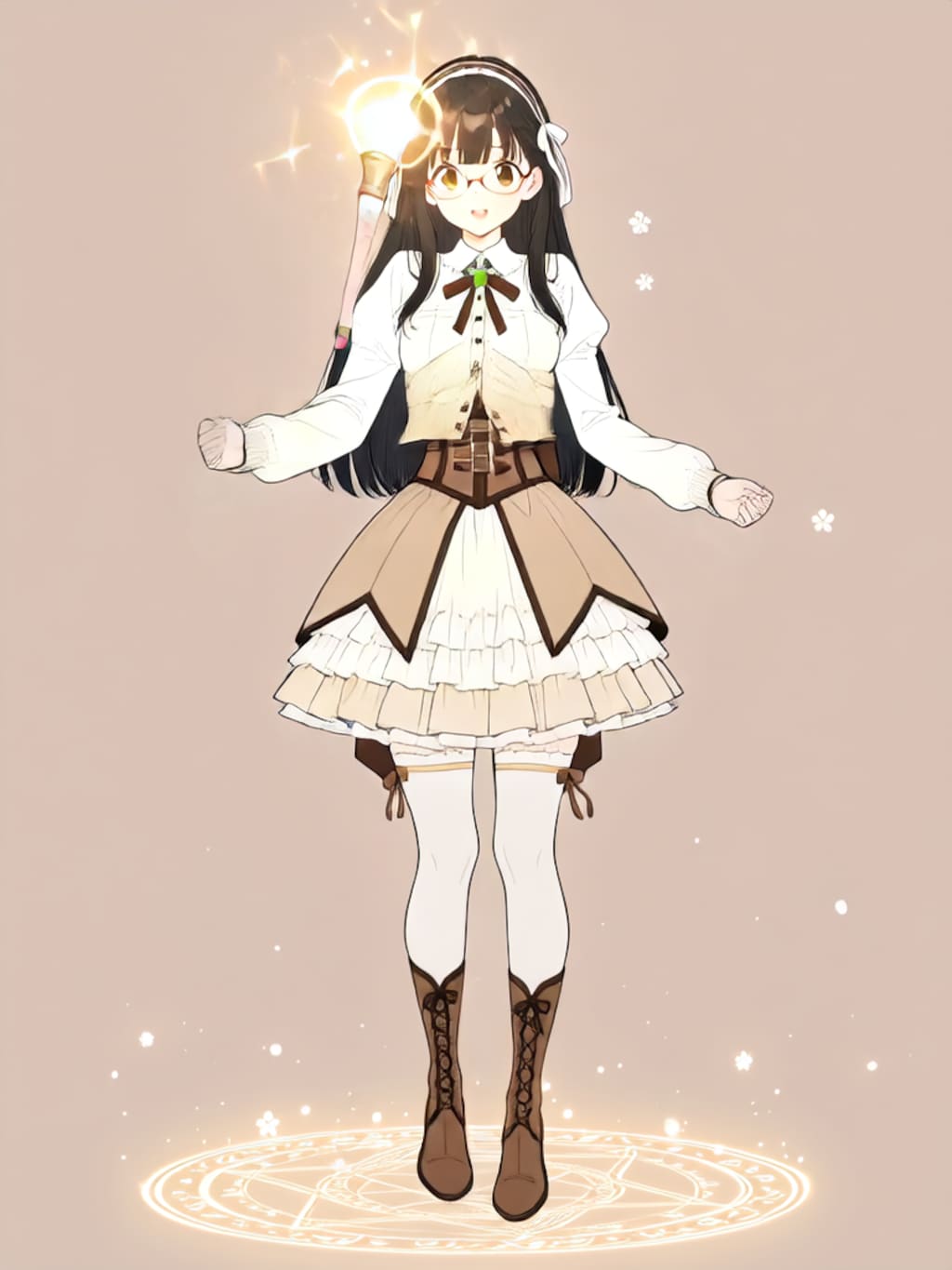 変身、魔法少女 結月【パラパライラスト４０】