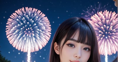 トップレスの美女