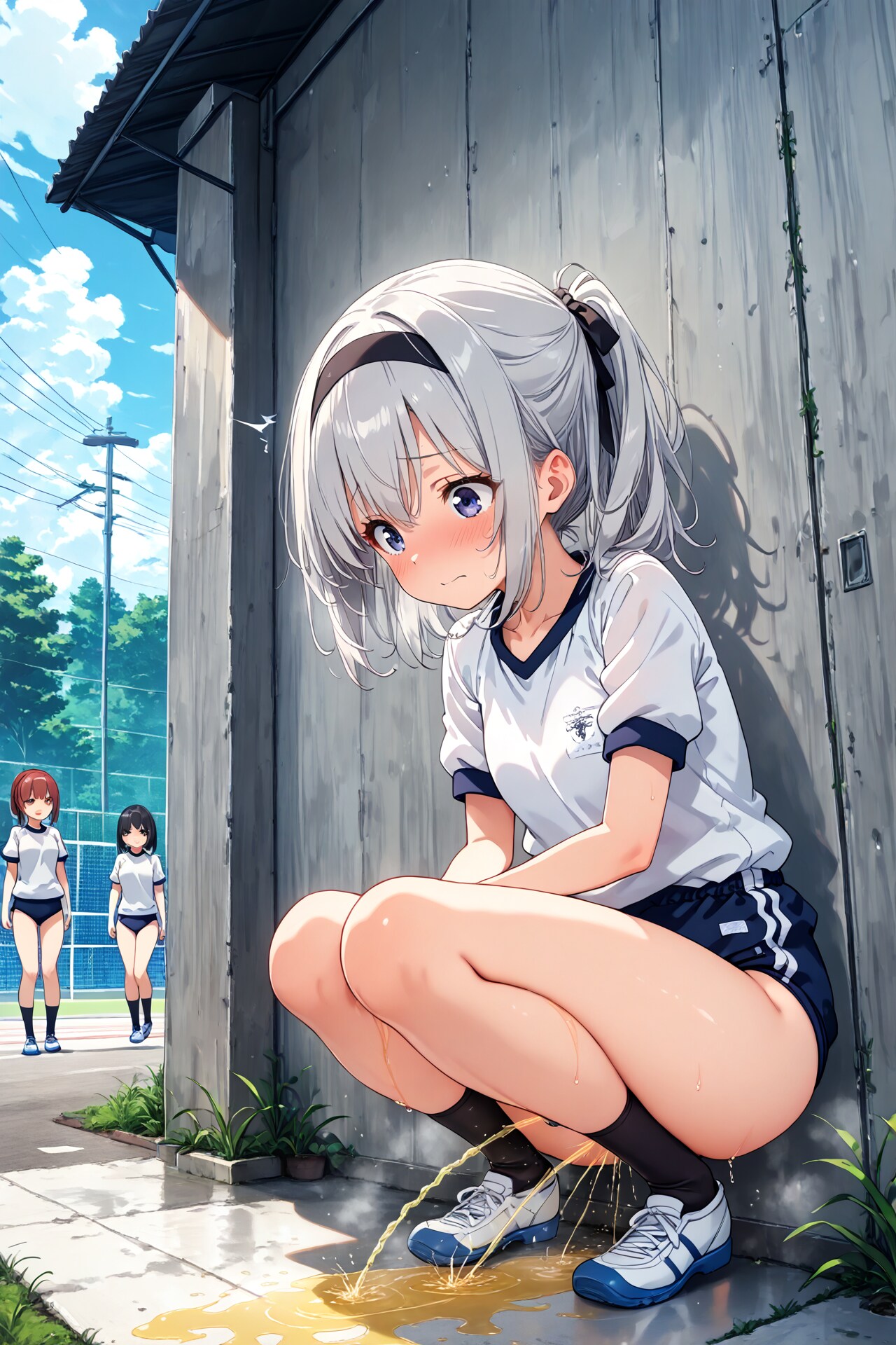 ブルマお漏らしプレイ(16)