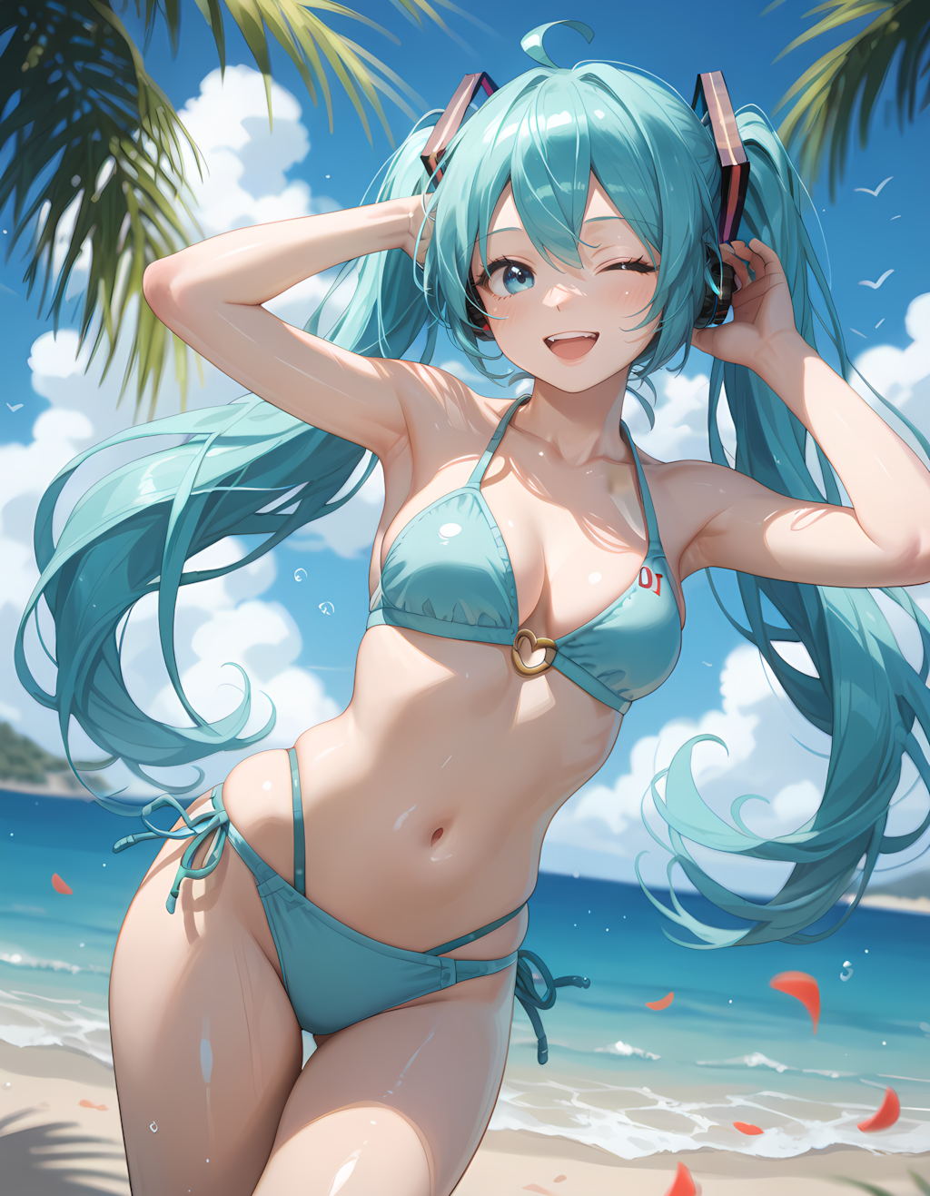 夏といえば水着ミクさん【多目版】