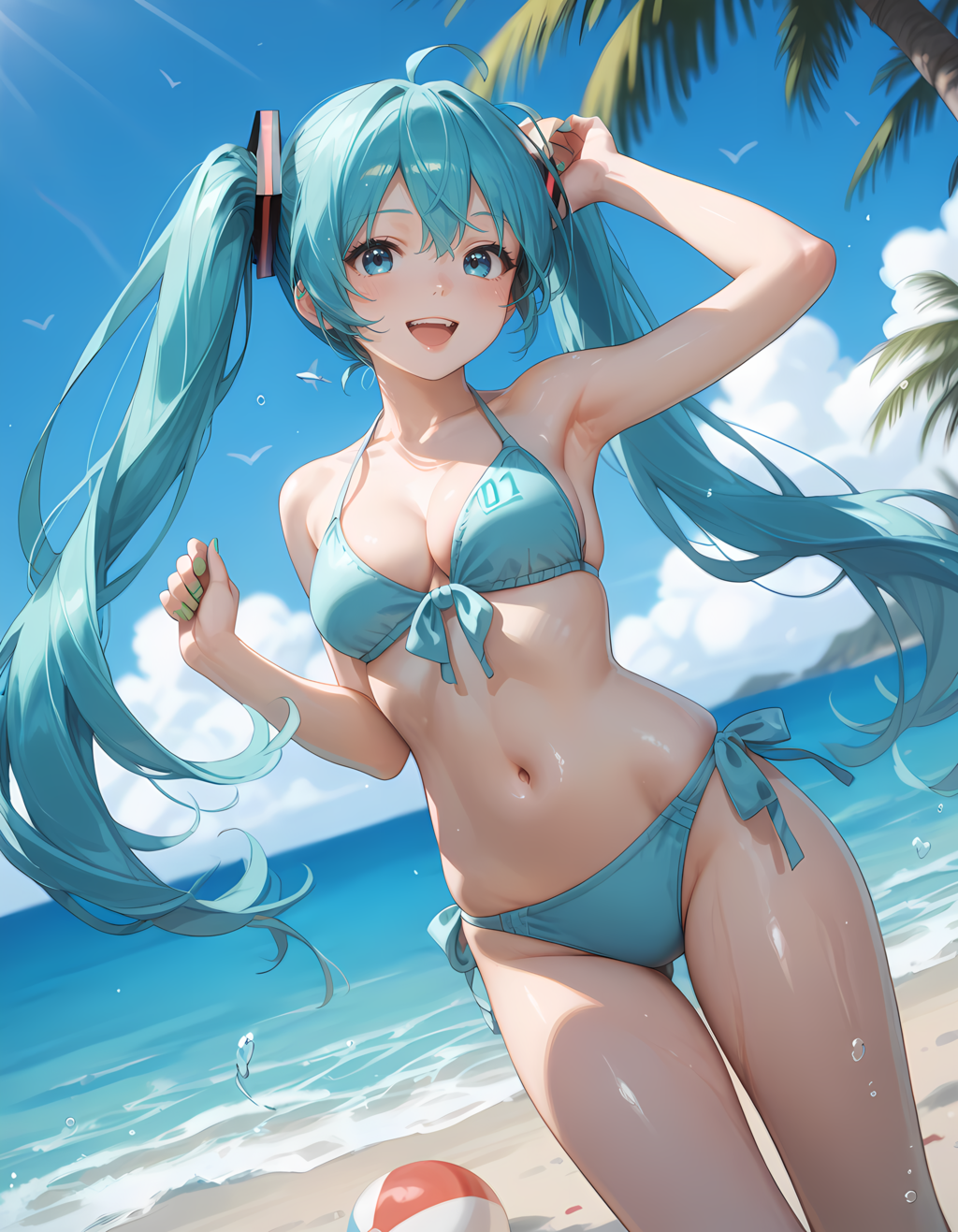 夏といえば水着ミクさん【多目版】